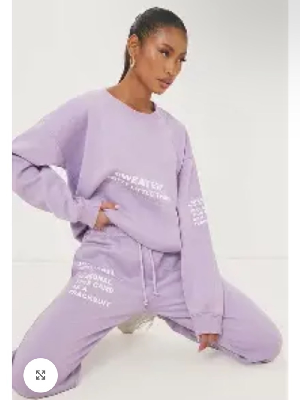 PrettyLittleThing Sweatshirt and Jogger Set